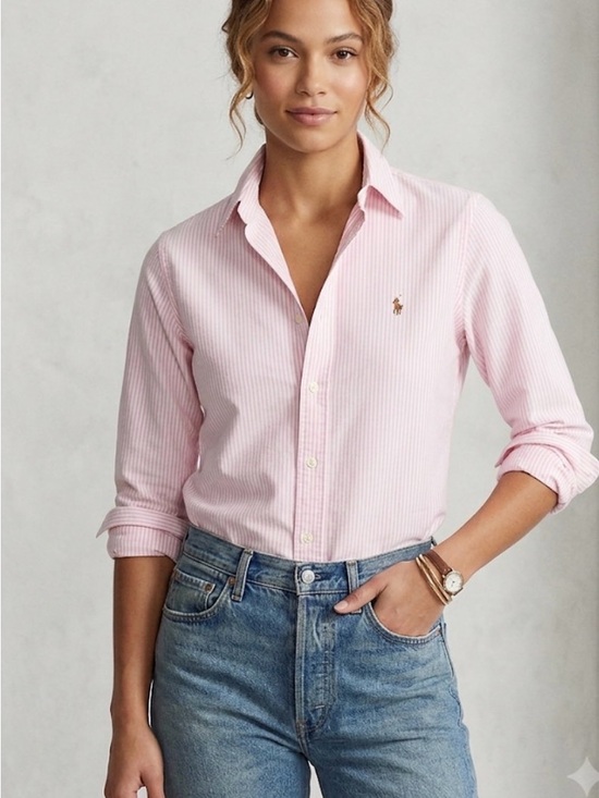 Ralph Lauren Tops - Vintage Ralph Lauren Top Blouse 100% Cotton